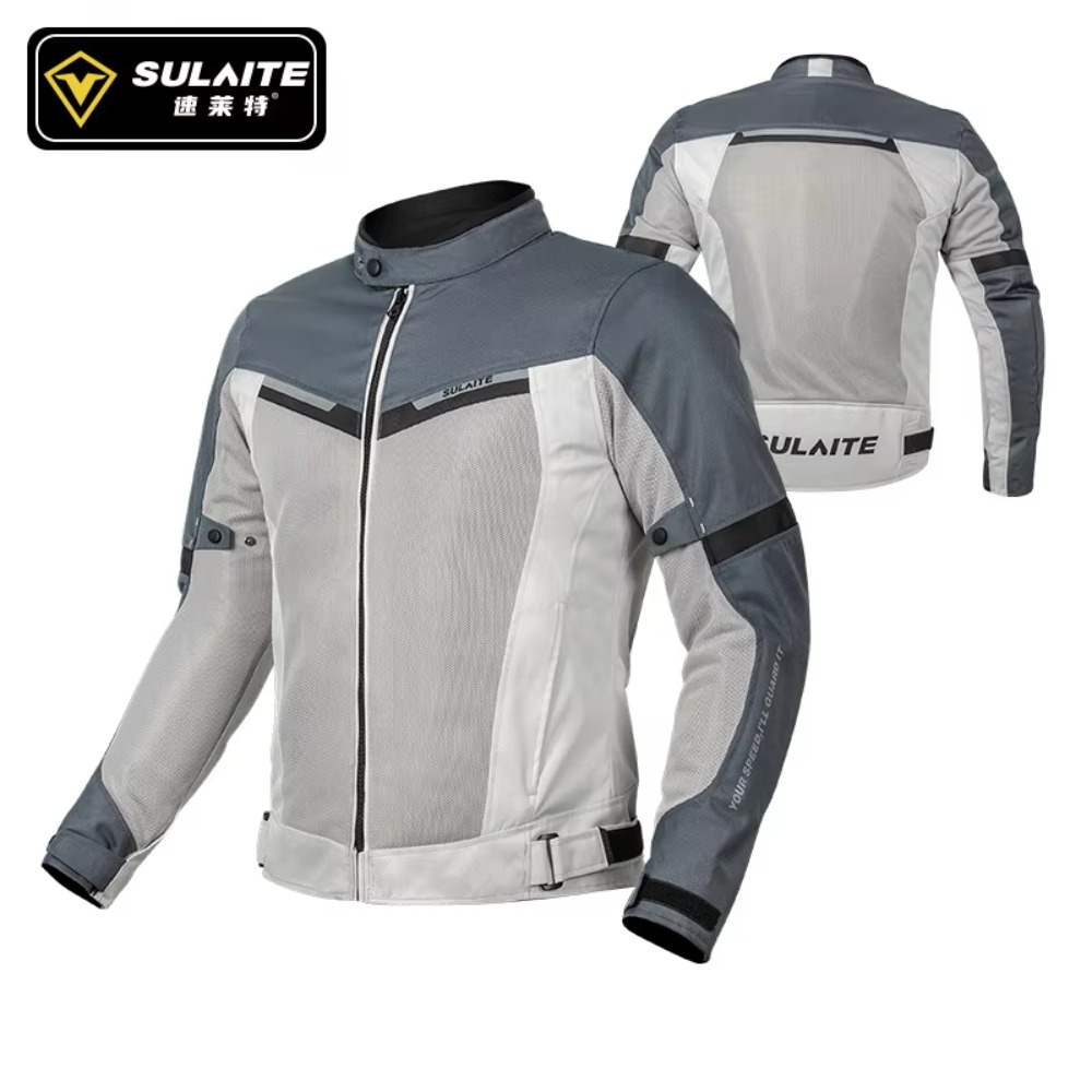 Cycling Gear For Sale - Sulaite Motorcycle Mesh Riding Jacket Men