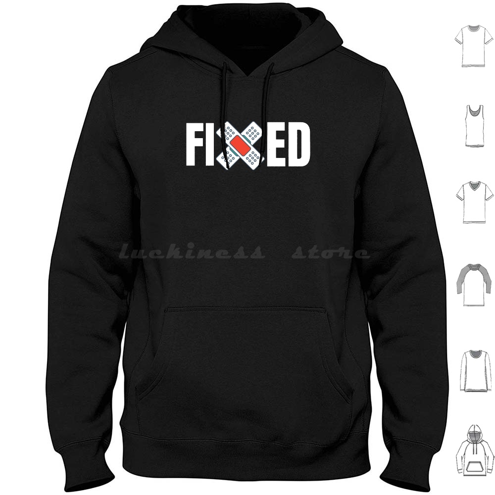 Vintage Cycling Gear - Fixed Hoodie Cotton Long Sleeve Fixie