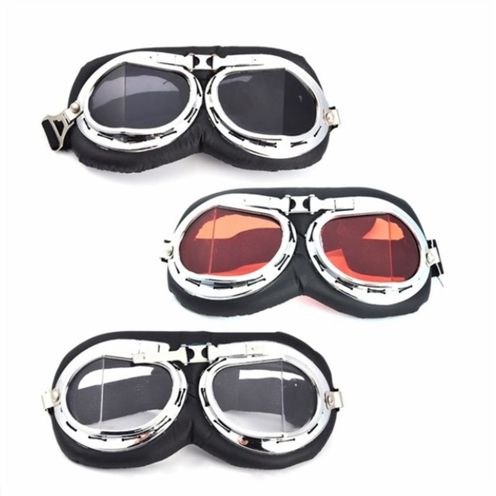 Vintage Cycling Gear - Retro Vintage Pilot Goggles Motor Protective