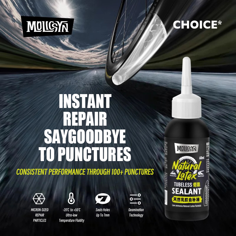 Tubeless Tire Sealant - MolicSYN Tubeless Tire Sealant Bike Latex