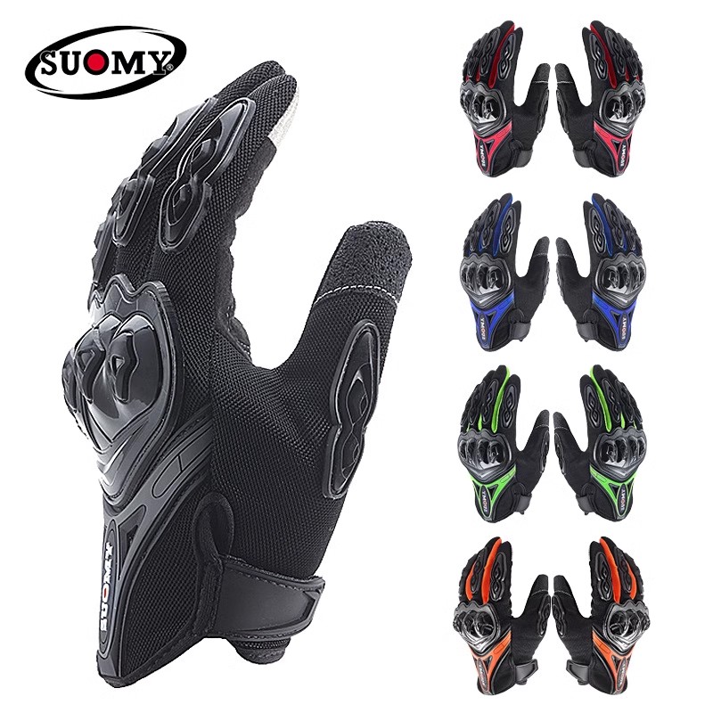 Cycling Gear And Equipment - Men's Motorcycle Gloves Touch Anti-Slip Breathable