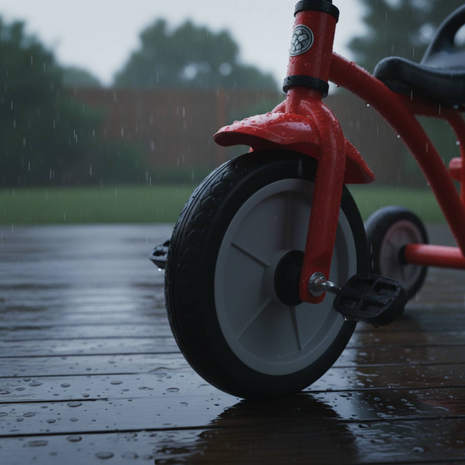 Cycling Low Gear - Front Tricycle Guard Single-Piece Plastic Tricycle