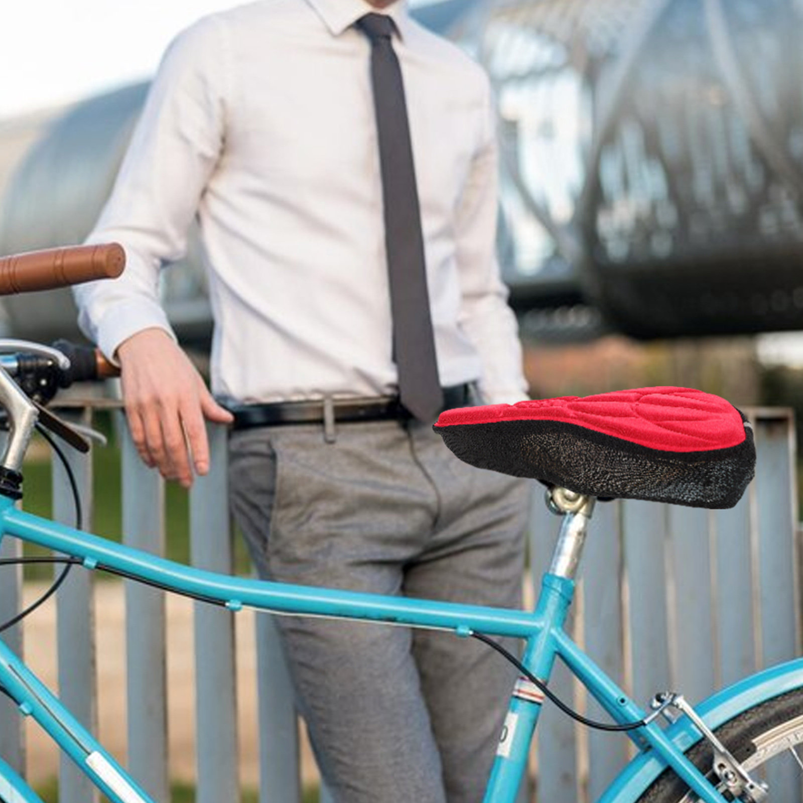 2Pcs Bike Seat Cushion Cover B - Cycling Gear reseña y precio