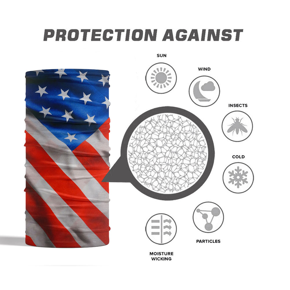 USA Flag Pattern Sun Protectiv - Cycling Gear reseña y precio