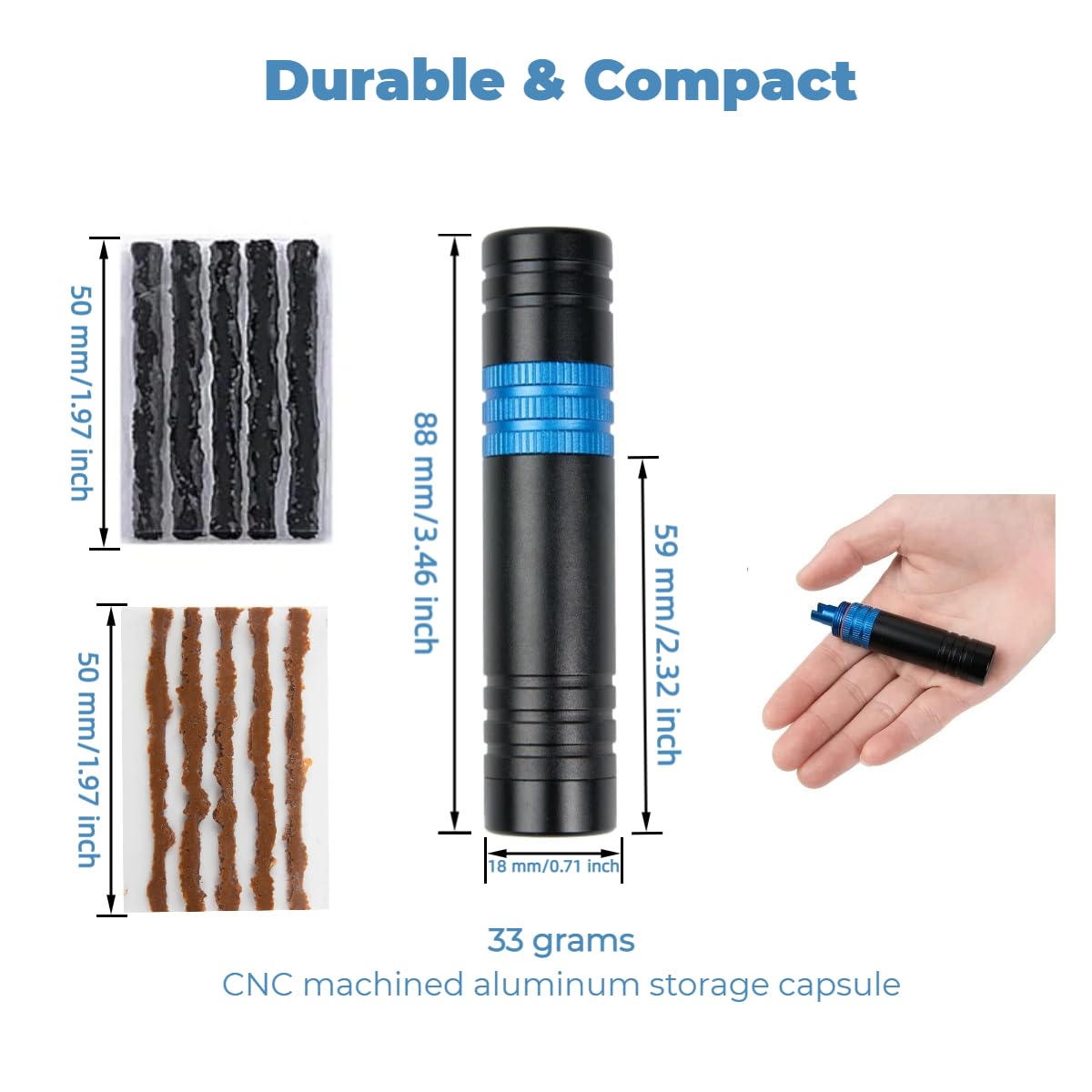 Tubeless Bike Tire Repair Kit  - Tubeless Tire Sealant reseña y precio