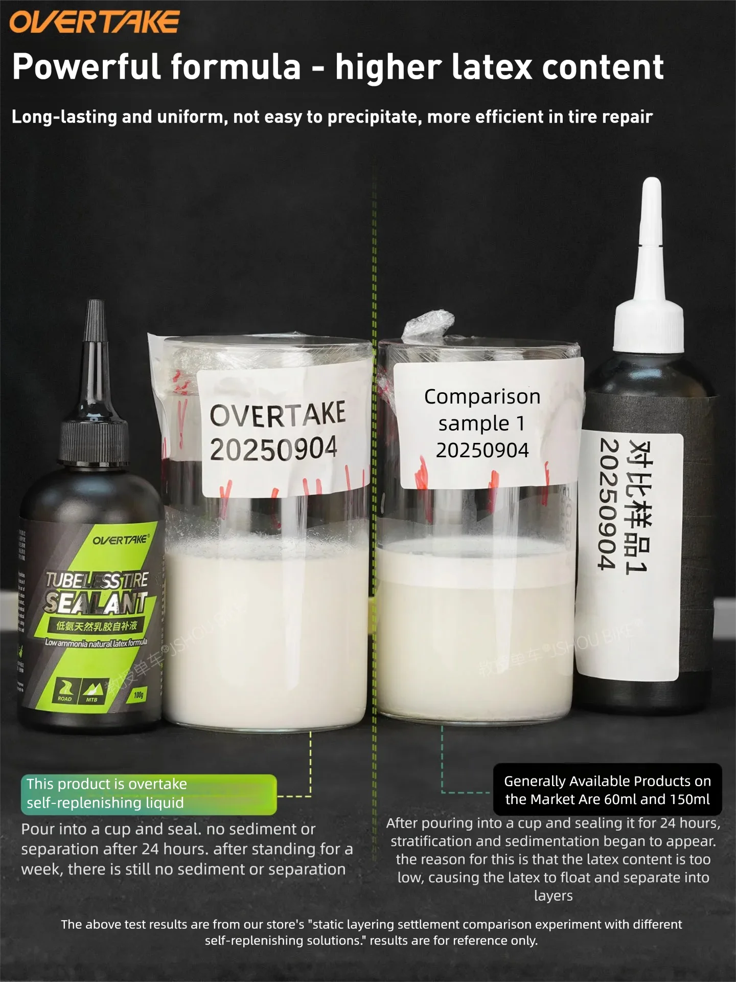 OVERTAKE 1/2/5 bottles mtb/roa - Tubeless Tire Sealant reseña y precio