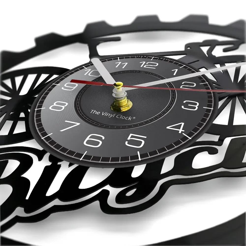 Bicycle Gear Art Black Vinyl R - Cycling Gear Shop reseña y precio