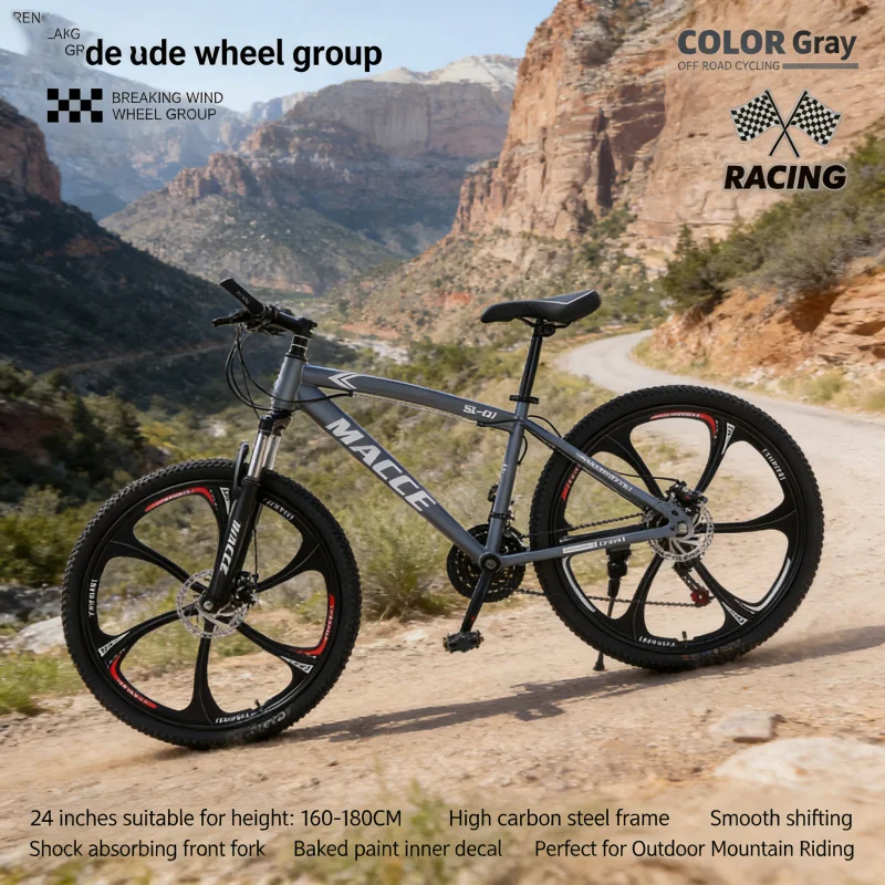 Adult Gray Six-Spoke High-End  - Cycling Low Gear reseña y precio