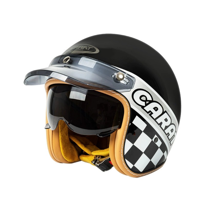 DOT Approved New Retro 3/4 Mot - Vintage Cycling Gear reseña y precio