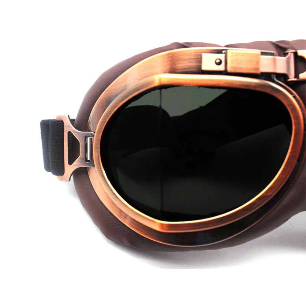 Retro Vintage Pilot Goggles Mo - Vintage Cycling Gear reseña y precio