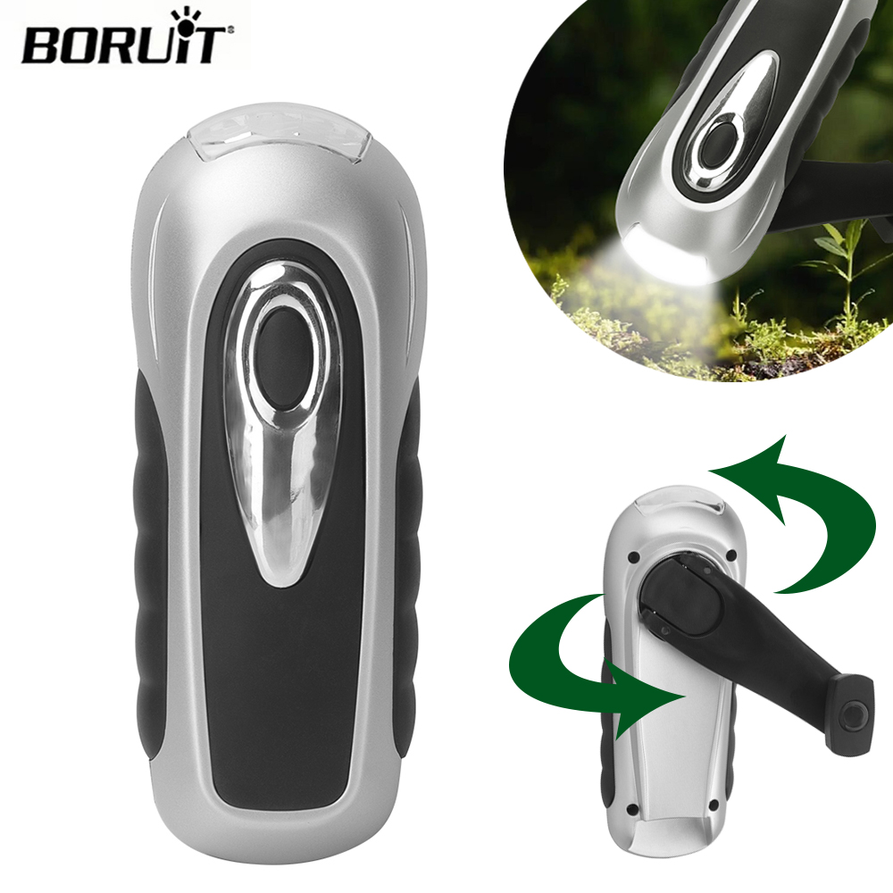 BORUIT LED Flashlight Hand Cra - Cycling Low Gear reseña y precio