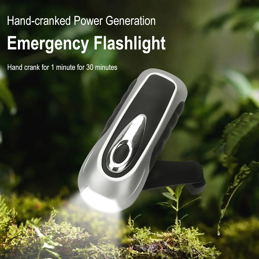 BORUIT LED Flashlight Hand Cra - Cycling Low Gear reseña y precio