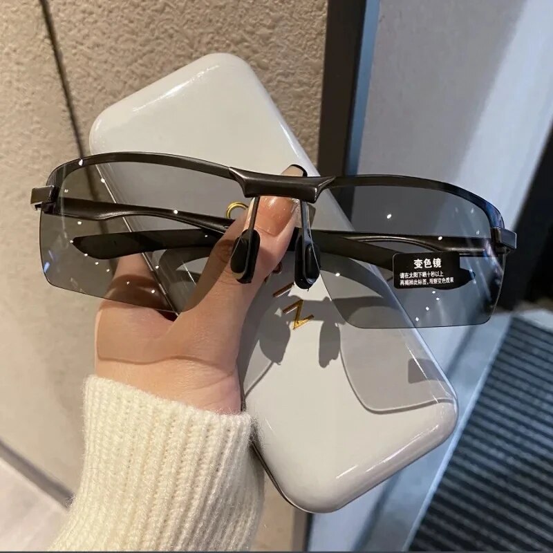 Photochromic Half Frame Sungla - Cycling Glasses reseña y precio