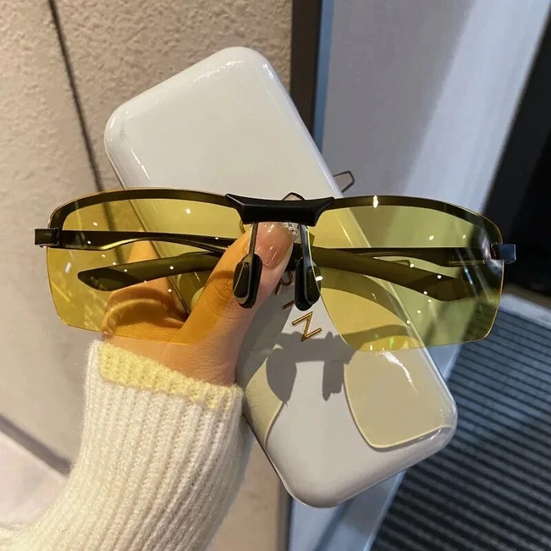 Photochromic Half Frame Sungla - Cycling Glasses reseña y precio