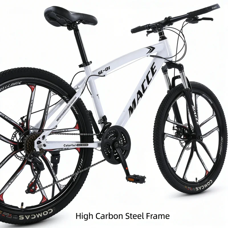 White 26-Inch High-End Mountai - Cycling Low Gear reseña y precio