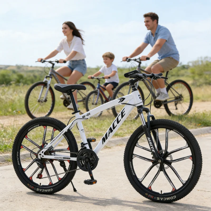 White 26-Inch High-End Mountai - Cycling Low Gear reseña y precio