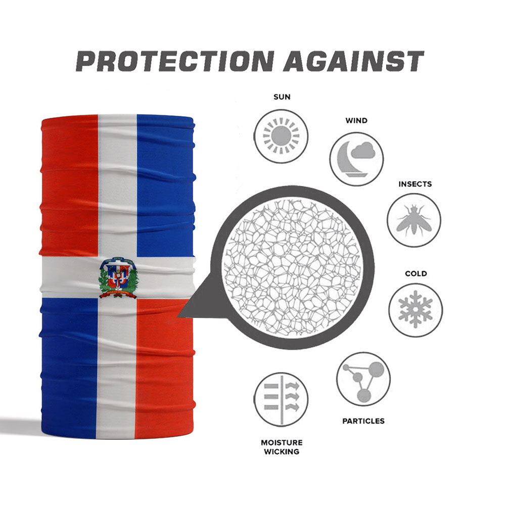 Dominica National Flag Bandana - Cycling Gear reseña y precio