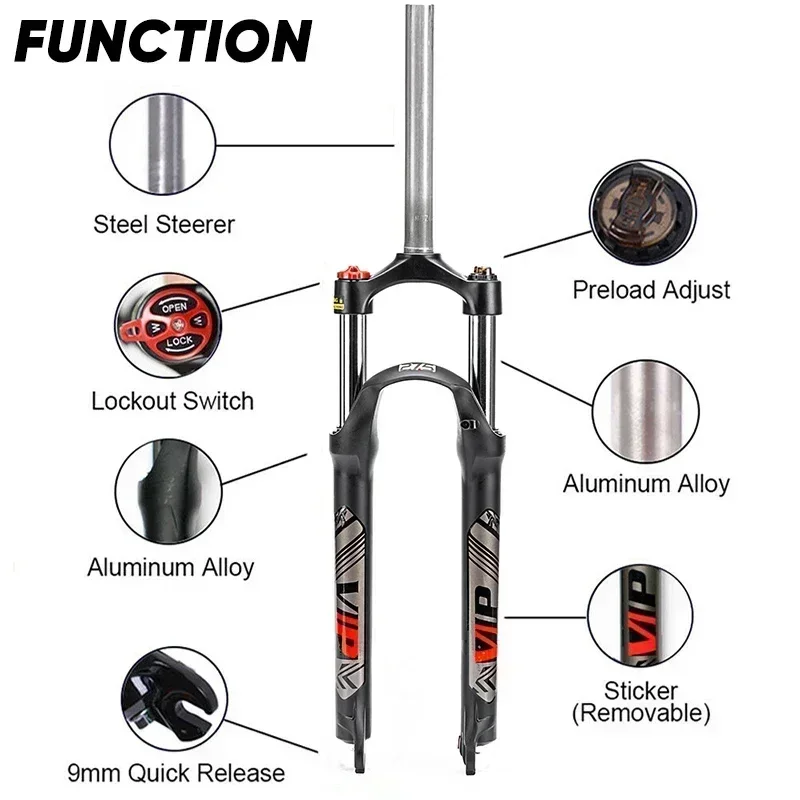 BUCKLOS Bike Suspension Fork 2 - Cycling Low Gear reseña y precio