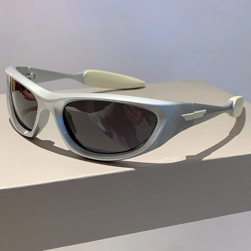 Y2K Punk Sunglasses Men New Ou - Cycling Glasses reseña y precio