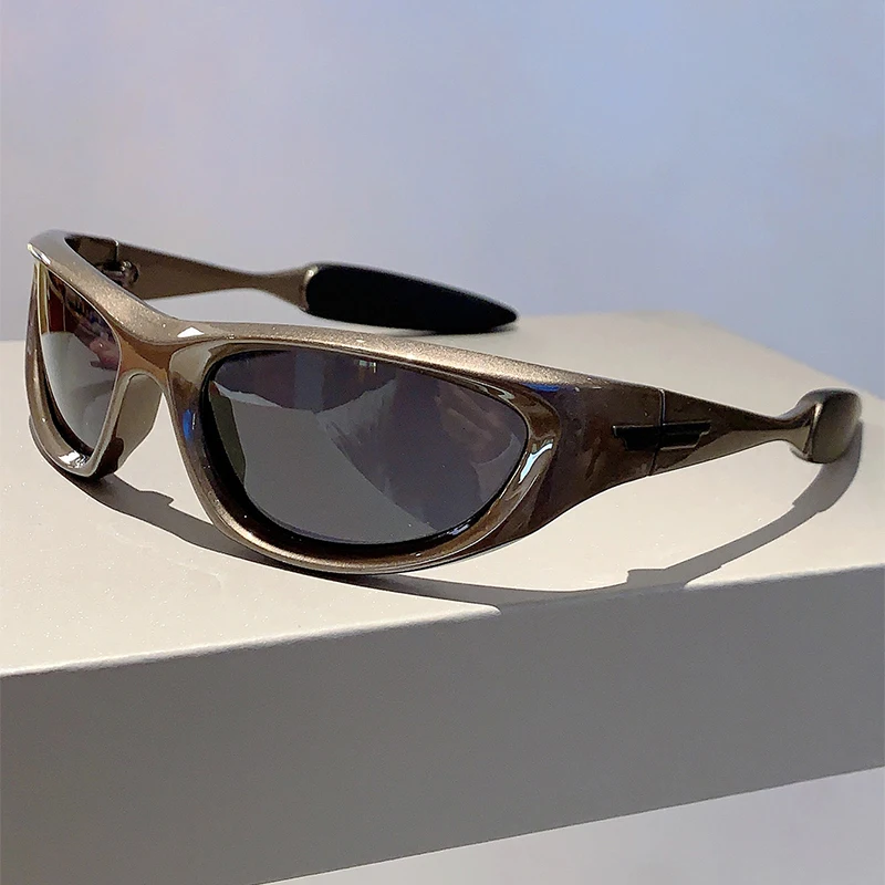 Y2K Punk Sunglasses Men New Ou - Cycling Glasses reseña y precio