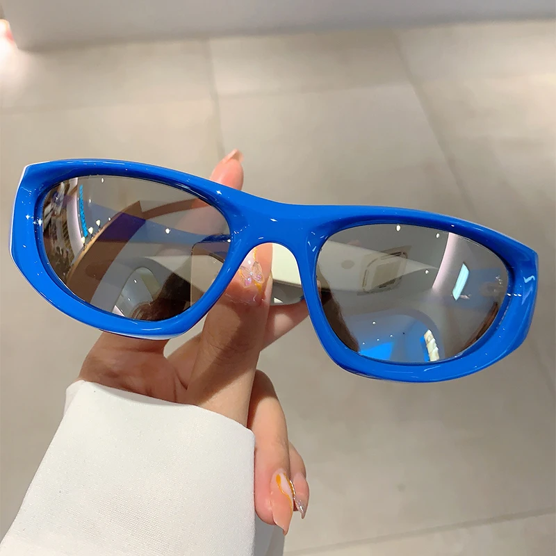 Y2K Punk Sunglasses Men New Ou - Cycling Glasses reseña y precio