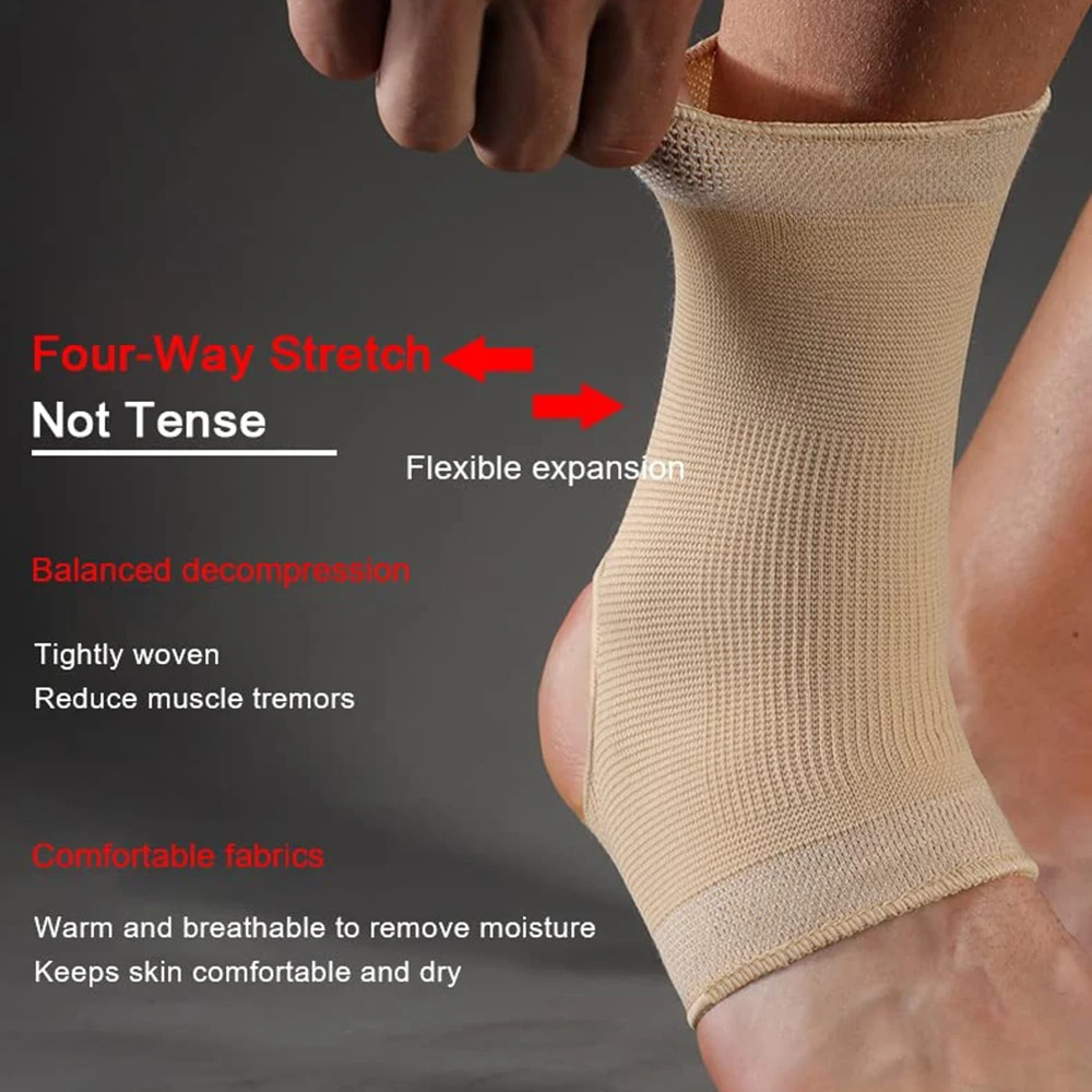 1pc Skin Color Sports Ankle Su - Cycling Gear reseña y precio