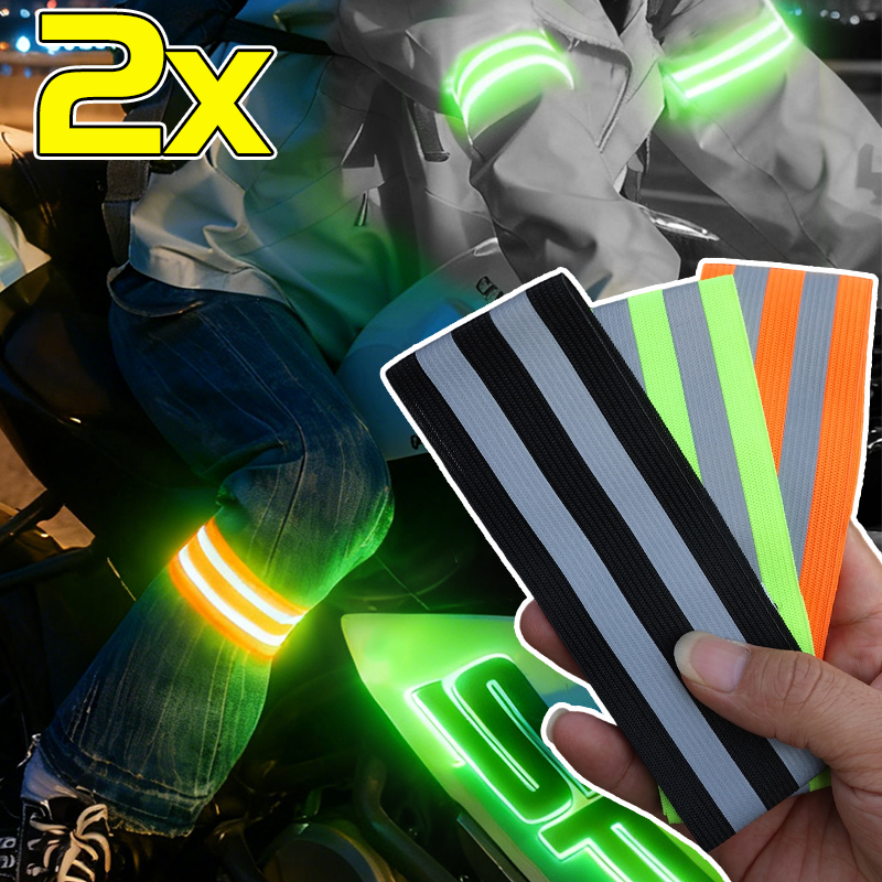 Reflective Bands Arm Wrist Leg - Cycling Gear reseña y precio