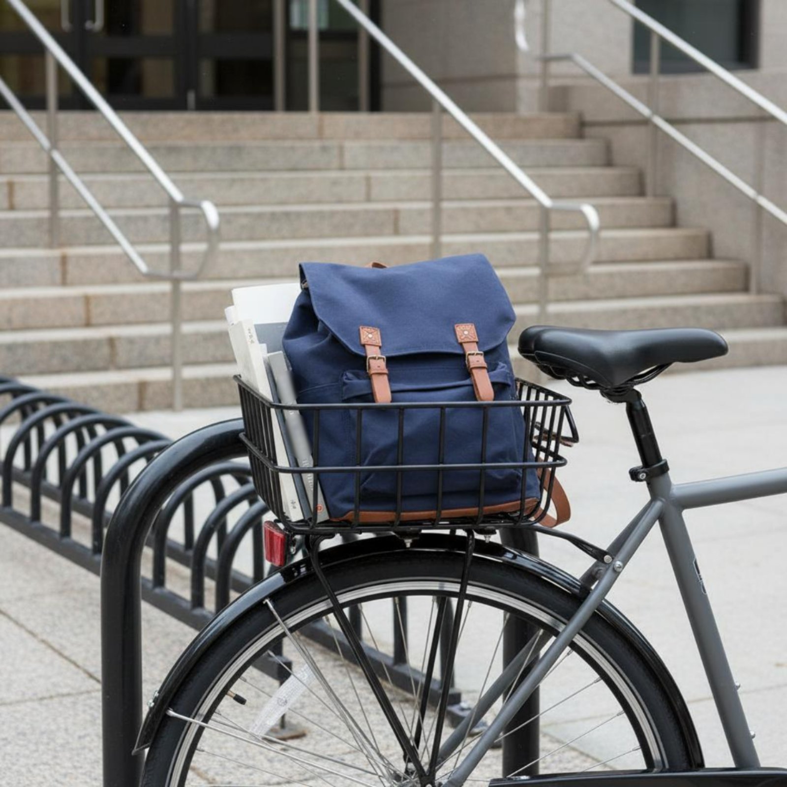 Mountain Bike Rear Basket Larg - Cycling Gear Shop reseña y precio