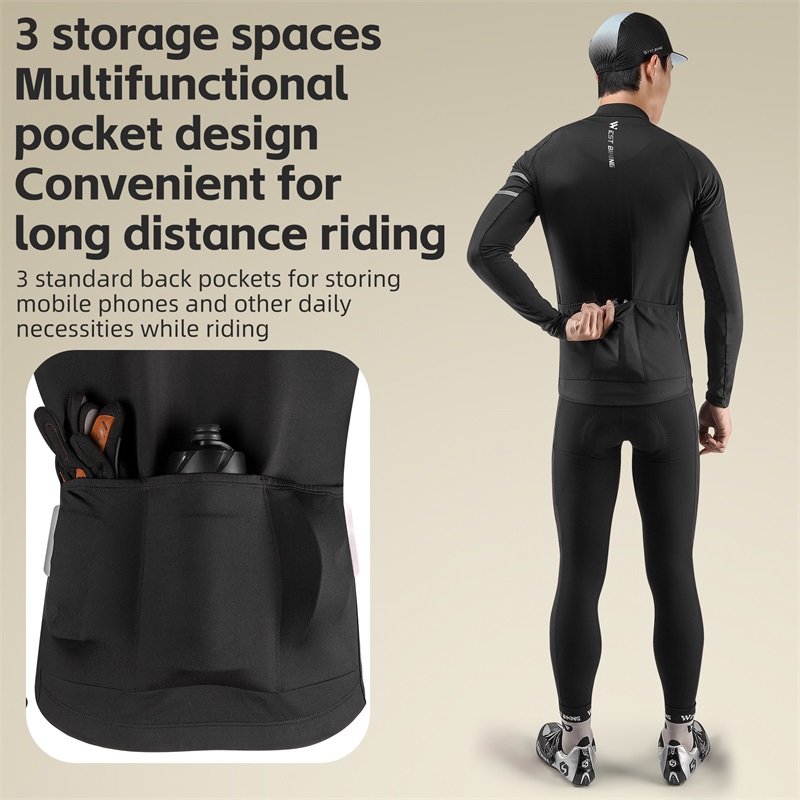 WEST BIKING Winter Fleece Cycl - Cycling Gear For Sale reseña y precio