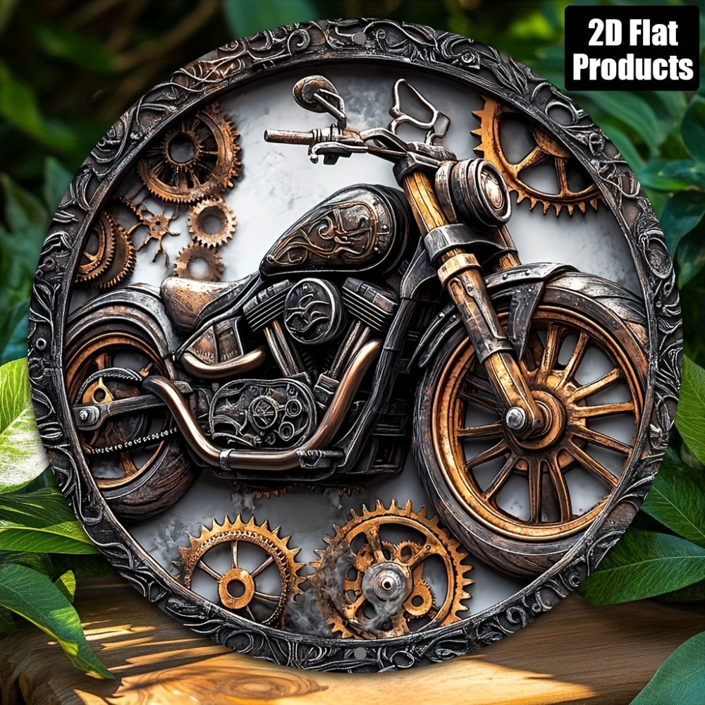 Motor cycle Vintage Metal Sign - Vintage Cycling Gear reseña y precio