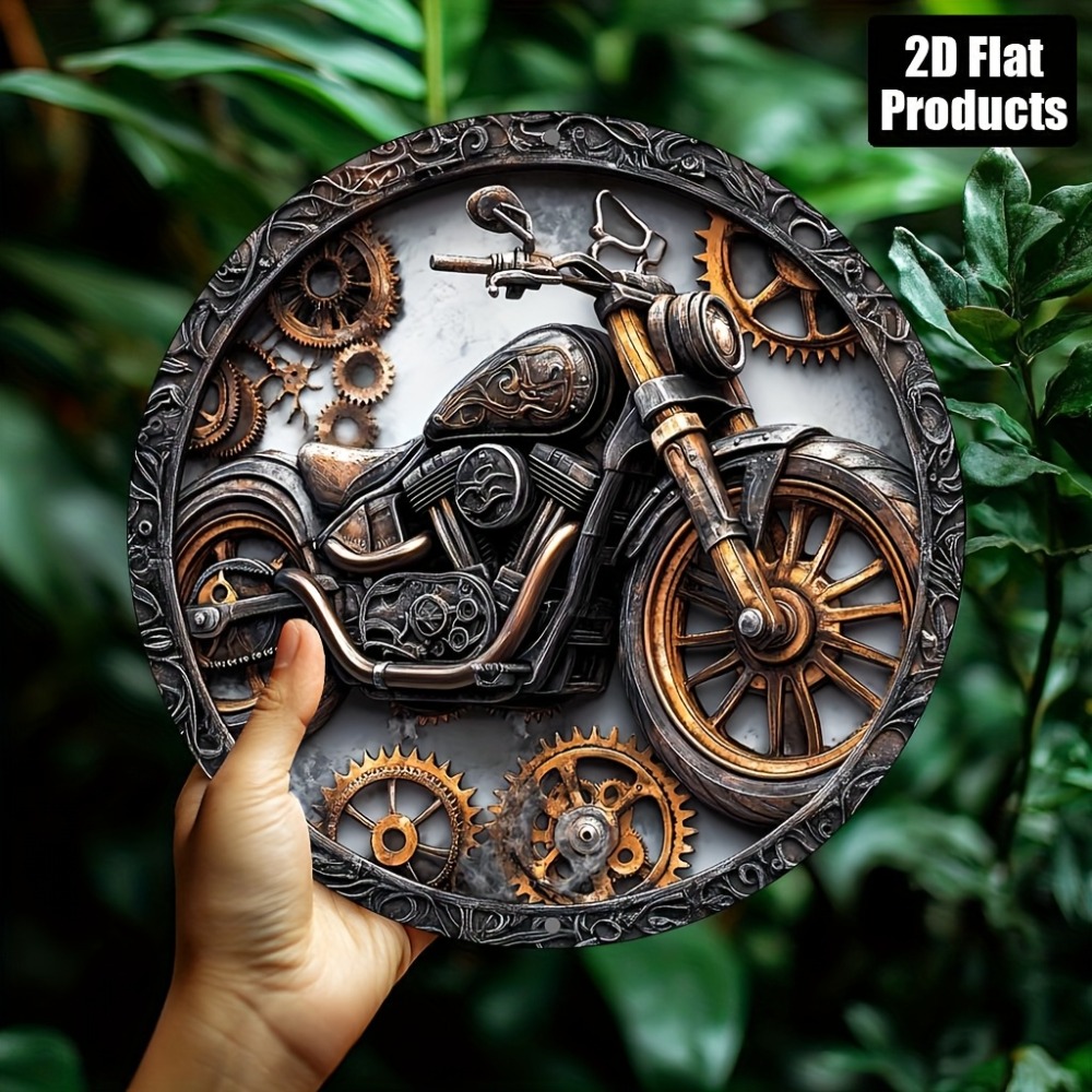 Motor cycle Vintage Metal Sign - Vintage Cycling Gear reseña y precio