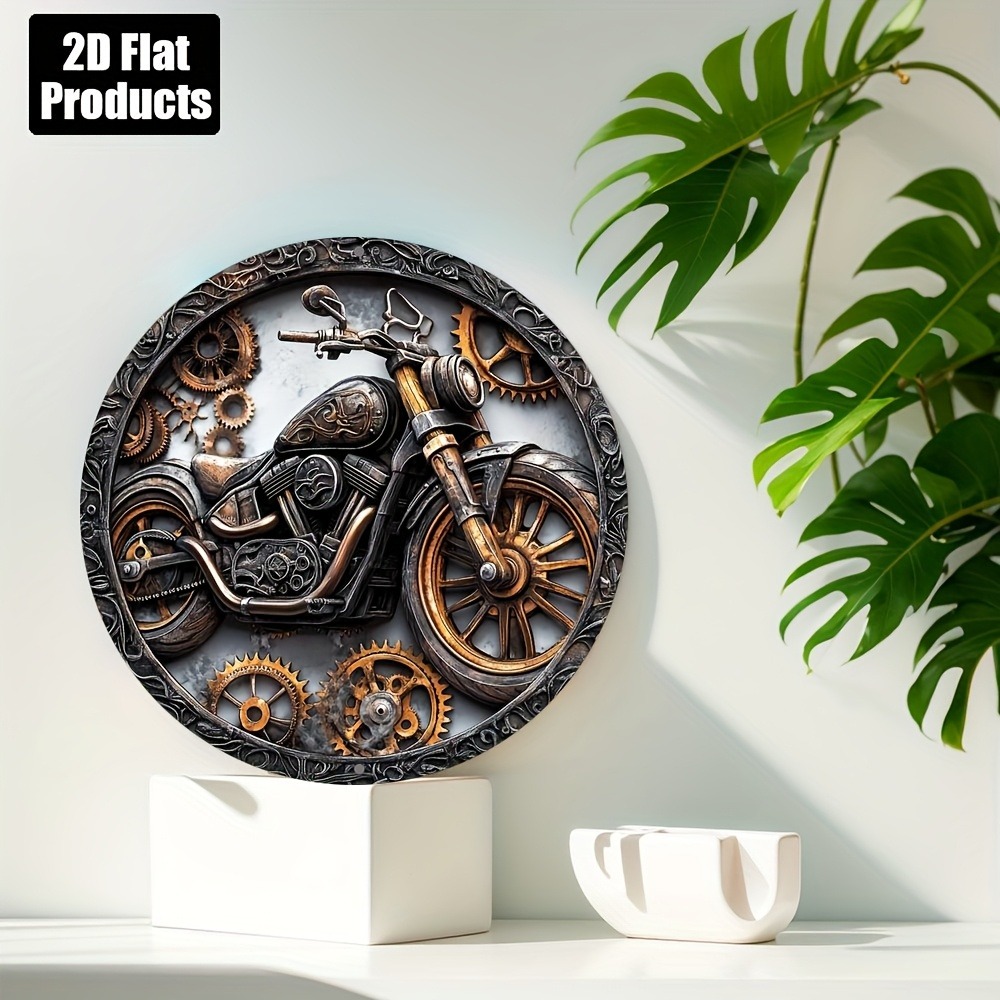 Motor cycle Vintage Metal Sign - Vintage Cycling Gear reseña y precio