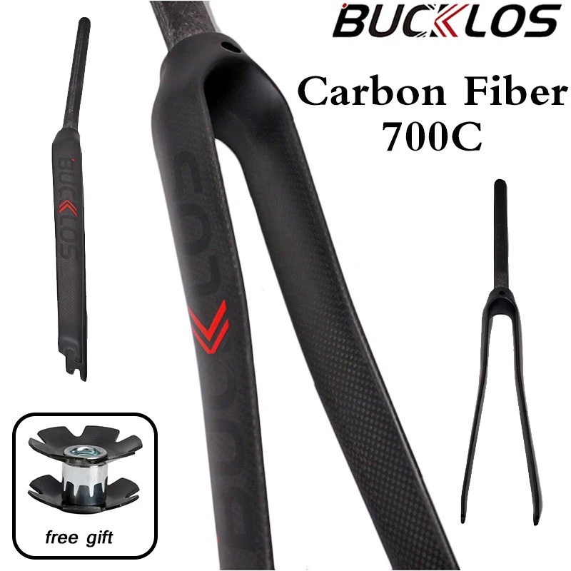 BUCKLOS 700C Road Bicycle Fork - Cycling Low Gear reseña y precio