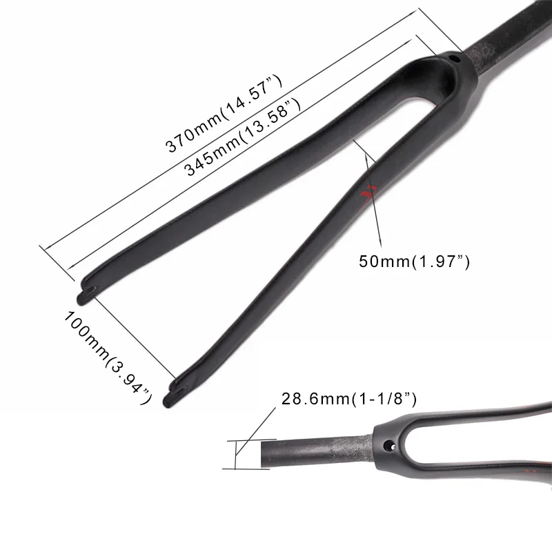 BUCKLOS 700C Road Bicycle Fork - Cycling Low Gear reseña y precio