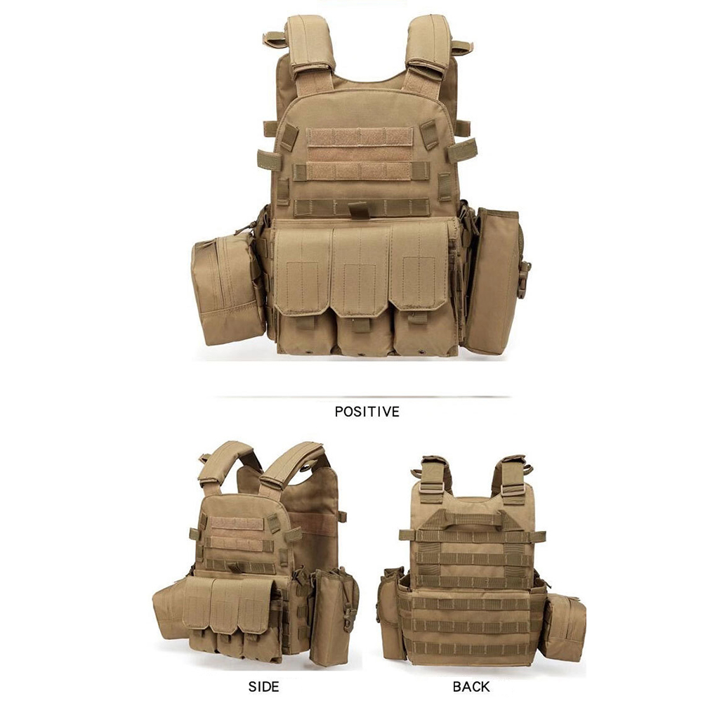 Camouflage Plate Carrier Vest  - Cycling Gear And Equipment reseña y precio