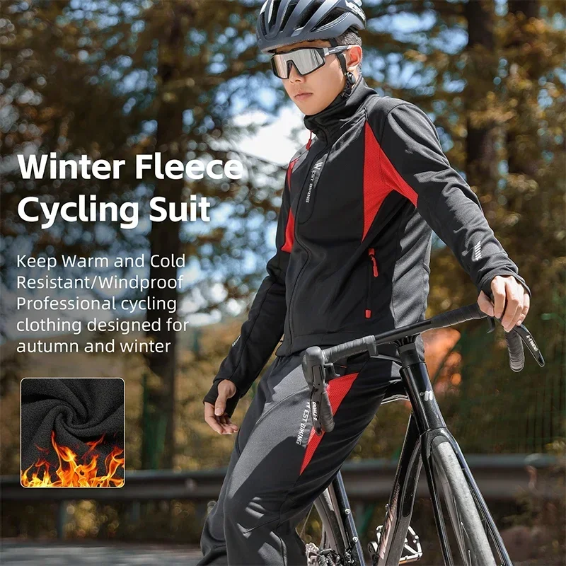 WEST BIKING Men's Winter Cycli - Cycling Gear For Sale reseña y precio