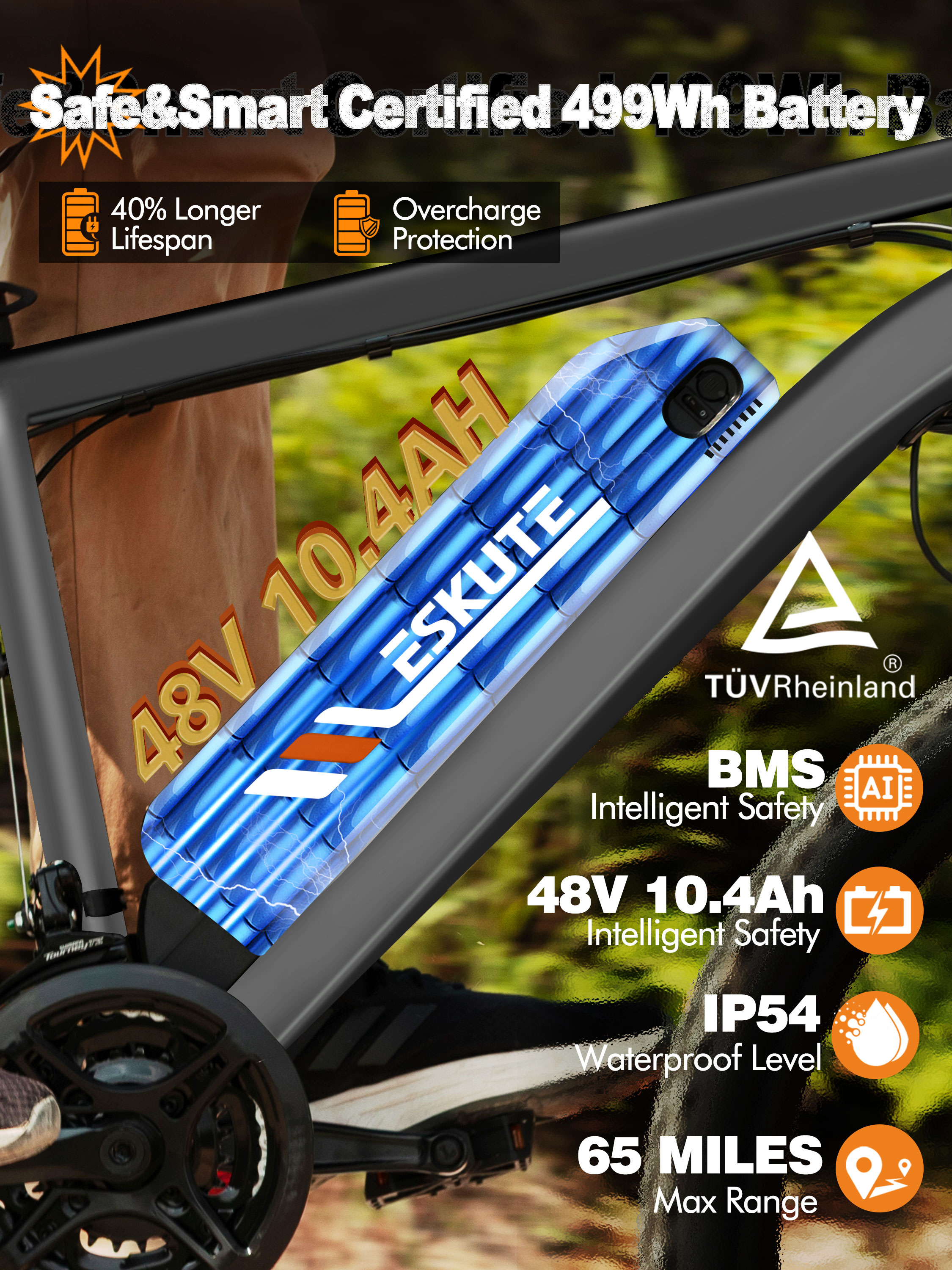 ESKUTE M200 Electric Bicycle   - Cycling Gear reseña y precio